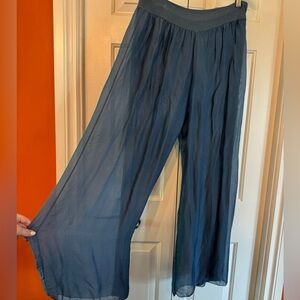 NWTs MADE IN ITALY LOLA Silk Blend Pants